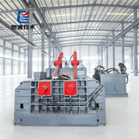 Presse à balles hydraulique haut de gamme Y81F-500 en alliage d'aluminium avec pompe servo, compacteur horizontal haute productivité pour la collecte de ferraille