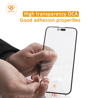 Novecel 1:1 16 Pro Max verre d'écran extérieur avant avec colle OCA pour Apple iPhone X Xs Xr 11 12 13 14 15Pro Max réparation d'écran tactile