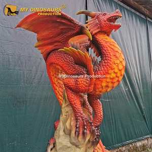 Il Mio Dinosauro Animatronico di Halloween, Spaventoso Drago <span class=keywords><strong>Rosso</strong></span> Animatronico - Product Image 2