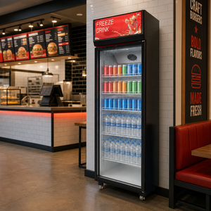 Equipo <span class=keywords><strong>de</strong></span> Refrigeración, Congelador con Puerta <span class=keywords><strong>de</strong></span> Vidrio, Refrigerador Comercial Deslizante con Refrigerador Vertical <span class=keywords><strong>de</strong></span> Exhibición - Product Image 3