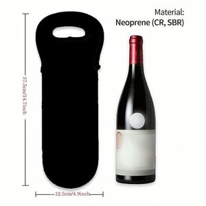 Bolsa de Neopreno Reutilizable Personalizada para 2 Botellas de Vino, Bolsa Protectora Aislada para Botellas de Vino de 750 ml - Product Image 2
