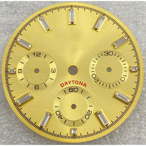 Esfera de Reloj Cronógrafo Multifunción de Cristal de 29.5mm, Nuevos Accesorios Mod Compatibles con el Movimiento de Cuarzo VK63 - Product Image 4