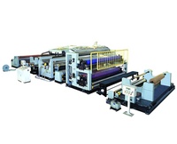 Machine de laminage de film à double surface et extrudeuse double en plastique