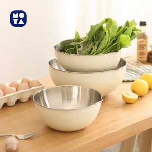 Bán buôn sáng tạo thép không gỉ hộ gia đình trộn bát đầy màu sắc đặc biệt cho các nhà hàng và colanders & lọc - Product Image 2