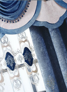 Rideau en gaze de coton au design innovant, <span class=keywords><strong>prix</strong></span> d'usine, pour hôtel, draperies de luxe occultant, - Product Image 2