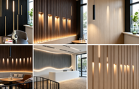 Panneaux muraux WPC avec éclairage - Design floral classique, imperméables pour une utilisation extérieure et intérieure dans les ateliers, les écoles, les gymnases et les entrepôts