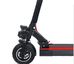 Patinete Plegable para Adultos de 10 Pulgadas, Batería de Litio sin Escobillas, Marco de Aluminio Impermeable, Reposapiés Antideslizantes Rojos, 150 kg, S7-1H-10, Aluminio - Product Image 3