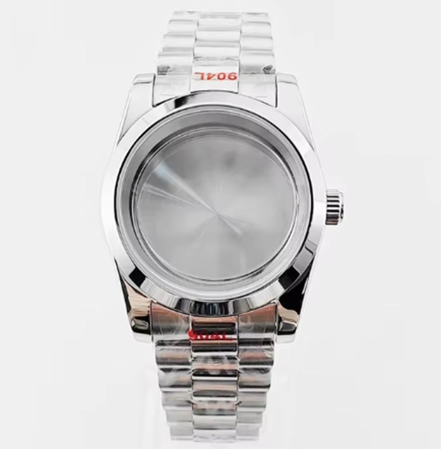 39มม. caseback ทึบไม่มีวันที่