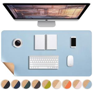 Tapis de bureau double face 60x30cm en cuir PU couramment utilisé tapis de souris à bord de point de grande taille - Product Image 3