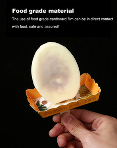 Bandeja de aperitivos impermeable personalizado impreso contenedor creativo caja de helado congelado bandeja de papel de paleta caja de embalaje sin pegamento - Product Image 4