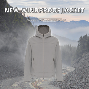 New Arriver Outdoor Windproof Casual Unisex Soft Shell Stand Collar Winter Waterproof Hiking <b>Zipper</b> <b>Jacket</b> - Product Image 2