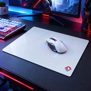 Customizable Thickness Glass Mousepad Tempered Glass Gaming Mat with AG Coating and 2.5D Edge for Esports Gamer - Product Image 2