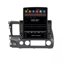 Écran Android 2.5D Tesla IPS DSP 2+32 Go Multimédia Voiture pour Honda Civic 2006-2011 4G LTE WIFI GPS BT Radio Stéréo SWC