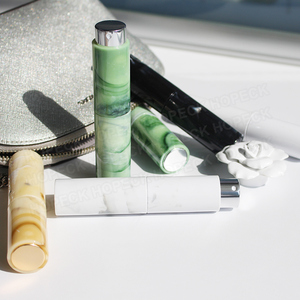 Xách tay <span class=keywords><strong>10ml</strong></span> Mini Nước hoa bơm phun phẳng thủy tinh borosilicate xoắn loại Túi bơm lại rỗng du lịch mặt kem khắc - Product Image 3