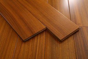 Plancher en bois massif de qualité AB Lovoa Trichilioides à grain droit, système de clic, pour hôtel, hôpital, décoration commerciale - Product Image 5