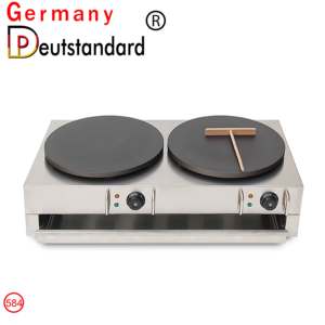 Industriale commerciale in acciaio inox elettrico crepe maker doppio crepe che fa la macchina - Product Image 5