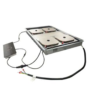 Placa de Inducción Profesional de 4 Quemadores, Panel de Cerámica, 7200W-8000W, Control Táctil con Sensor, para Empotrar en el Hogar - Product Image 6