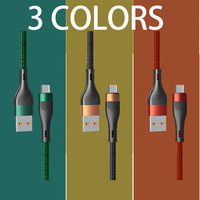 Charge rapide haute vitesse 1m 2M câble Usb C Nylon durable tressé type-c câble de données Usb Type C/câbles de charge Android