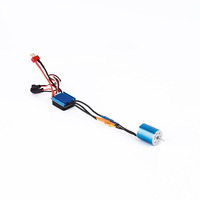 Moteur brushless sans capteur 2430 5800KV/7200KV 4P, contrôleur de vitesse électrique ESC en métal 25A, voiture RC 1/16 1/18, camion