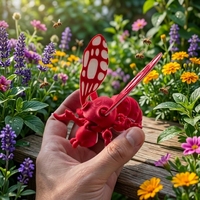 Modèle d'abeille articulé coloré imprimé en 3D, impression PLA, personnalisable et disponible pour l'achat en gros, modèle de haute précision
