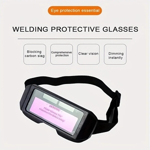 Lunettes de soudage solaires à atténuation automatique avec variateur d'intensité réglable, lunettes de soudeur à 2 capteurs pour TIG MIG MMA Plasma - Product Image 4