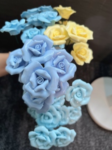 Rosa de Cerámica Hecha a Mano, Ramo de Rosas de Porcelana, Flor Artificial para Decoración de Mesa de Boda, Regalo de San Valentín - Product Image 6