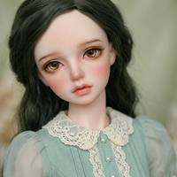1/6 BJD Ball Jointed Doll Forest Fairy Lolita Kleid Mintgrünes Spitzenoutfit Harzgesicht Benutzerdefiniertes Spielzeuggeschenk