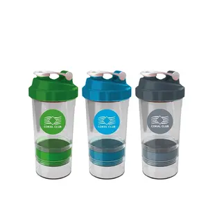 Sport faltbare benutzer definierte Logo Shaker Flasche Shaker Flasche wiederauf ladbare Mixer Shaker Flasche