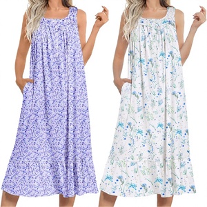 Camisones lisos de seda helada transpirables para mujer, conjunto de camiseta de manga corta con cuello cuadrado + pantalones cortos con cintura elástica, nuevo y de alta calidad - Product Image 3