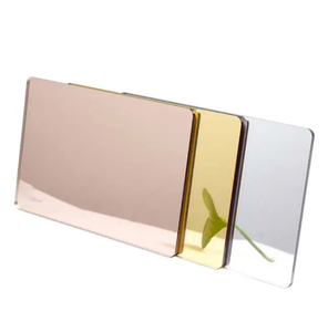 Lastra Acrilica a Specchio, Pannello in <span class=keywords><strong>Plexiglass</strong></span> PMMA <span class=keywords><strong>Argento</strong></span>/Oro per Decorazione Murale - Product Image 2