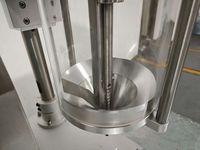 Machine de remplissage semi-automatique haute précision (0,1-1g) pour flacons de poudre lyophilisée en plastique, pour produits chimiques et de santé, garantie 3 ans