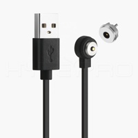Câble de charge circulaire à 2 broches POGO, connecteur magnétique à rotation de 180 à 360 degrés