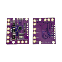 Módulo de Sensor de Monitor de Corriente y Voltaje de Derivación de Triple Canal OKY3455, Voltaje de Funcionamiento de 2.7V a 5.5V CC, Dimensiones de 38x32mm