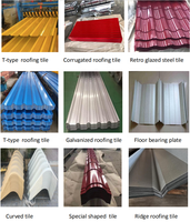 Tôle de toiture en métal PPGI couleur, galvanisée à chaud, prépeinte, en zinc, ondulée, calibre 28, IBR SGCC, matériau de construction