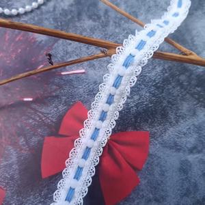 Cinta Elástica de Nailon Tejida a Mano 5876/1.6 para Ropa de Bebé y Mascotas con Doble Nudo en el Centro, Banda Elástica de Color - Product Image 6