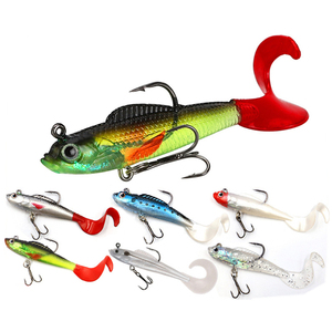 Señuelo de pesca suave de agua dulce, 9,5g, 90mm, cabeza de cebo para lubina y zapatilla - Product Image 3