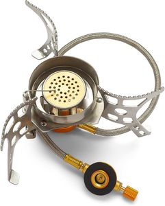 Réchaud à gaz portable pliable en acier inoxydable ultraléger à brûleur unique pour camping et cuisine - Product Image 6
