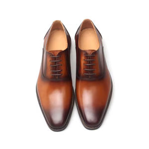 High Quality British Style Men's Oxford Lace-up <b>Genuine</b> <b>Leather</b> Lining Office Formal Business Dress Shoes Wedding Men's Shoes - Product Image 5