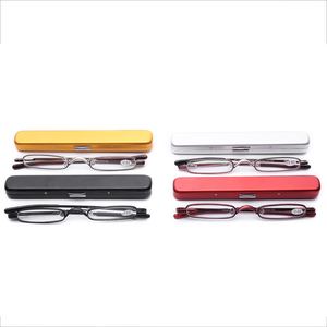<strong>Fashion</strong> Metal <strong>Reading</strong> <strong>Glasses</strong> Wholesale Men and Women Portable Mini <strong>Reading</strong> <strong>Glasses</strong> With Cases - Product Image 5