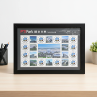 Boîte de présentation en bois avec couvercle en verre pour fleurs, médailles, pièces de monnaie, baguettes de batterie, souvenirs d'anime, certificats, support mural