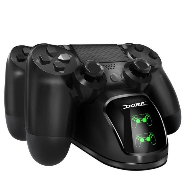 2026 Charger Charging Dock Station Dual USB with LED Indicators Joystick Gamepad Charger for Playstation 4/Slim/Pro Controller