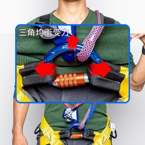 Kanlele Mountaineering Carabiner Aluminum Alloy Semi Circular Auto <b>Locking</b> For Climbing Outdoor Safety Main Lock - Product Image 1