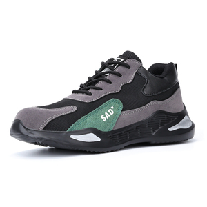 JIANKUN - Zapatos <span class=keywords><strong>de</strong></span> Trabajo <span class=keywords><strong>de</strong></span> Gamuza para Hombre, Estilo Moderno, Transpirables, con Malla, Antideslizantes, Antiaplastamiento, Antipinchazos, con Suela <span class=keywords><strong>de</strong></span> EVA+Goma - Product Image 2