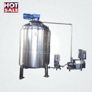 Cuve de mélange de shampoing en acier inoxydable de 1000 L avec agitateur, composants de broyage et d'engrenage - Product Image 2