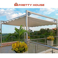 Auvent rétractable pour boutique de plein air auvent mural imperméable pare-soleil rétractable pour toit pergola auvent rétractable auvent