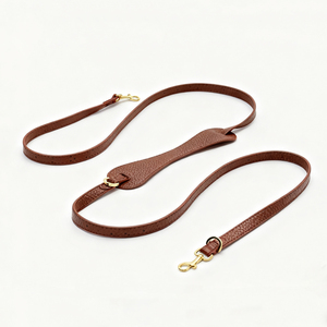 Correa para Perro de Cuero PU con Acolchado en el Hombro, Correa Cruzada Manos Libres para Perros Grandes - Product Image 2