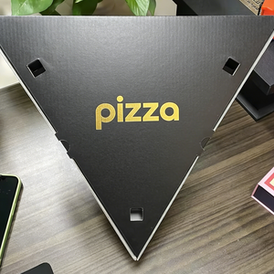 Scatola Triangolare <span class=keywords><strong>per</strong></span> Pizza in Carta Ondulata Personalizzata all'Ingrosso <span class=keywords><strong>per</strong></span> Asporto - Product Image 2