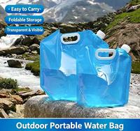 Pochette souple personnalisée de 8 L avec bec verseur, Doypack autoportant en plastique laminé aluminium avec poignée pour eau potable et jus de fruits