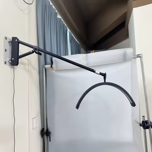 Plafonnier LED moderne TUOLUN à montage en surface, demi-<span class=keywords><strong>lune</strong></span>, pour éclairage photographique en salon de coiffure, extension de cils, manucure, tatouage et esthétique - Product Image 2