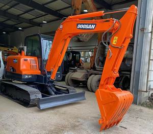 Meilleure vente Mini pelle sur chenilles Doosan DX60 d'occasion en bon état pour l'ingénierie et la construction Shanghai DX55 DX70 - Product Image 1